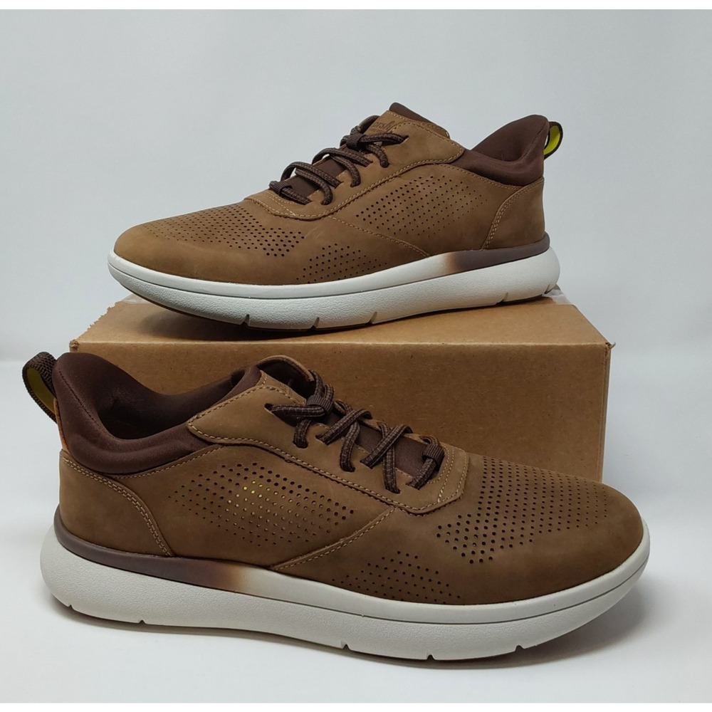 Florsheim Fleet Perf Toe Elastic Lace Sneaker Slip On Men's Size 11